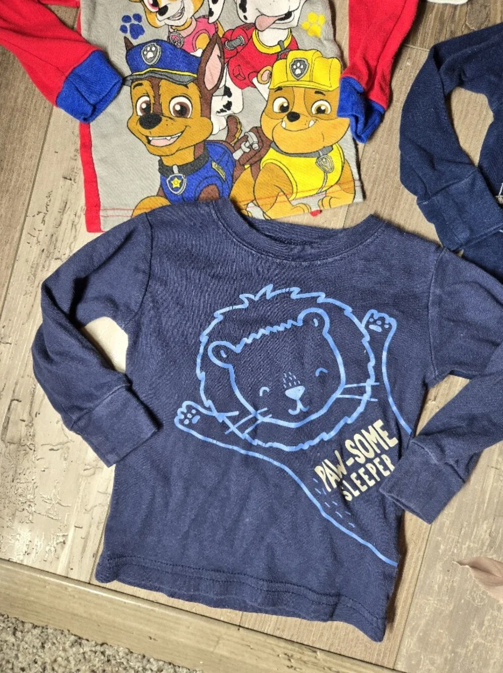 Assorted Baby Boy Pajama Tops & Bottoms – 8pc Bundle – Size 12M / 12–18M / 18M